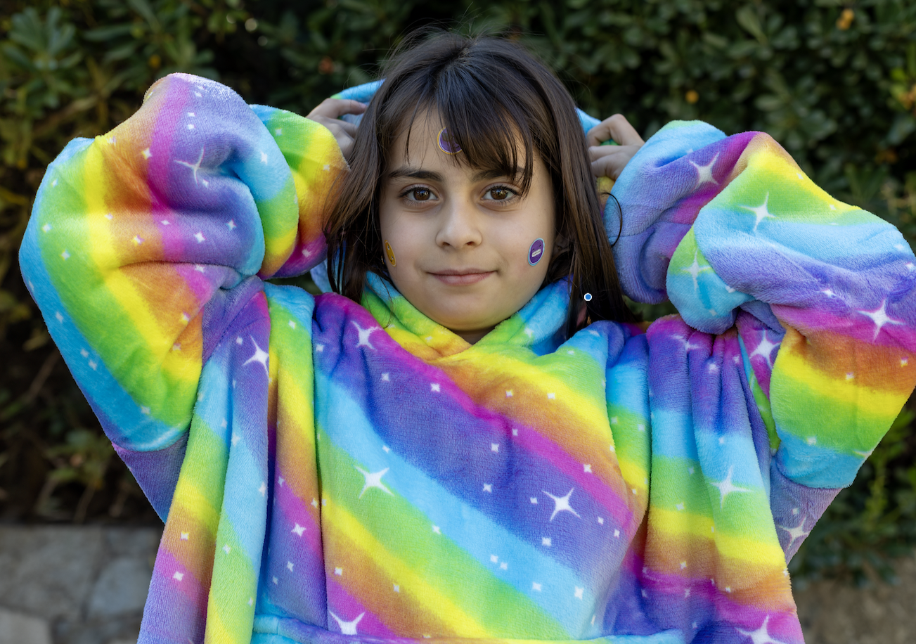 Polerón Lazy Jr - Arcoiris🌈