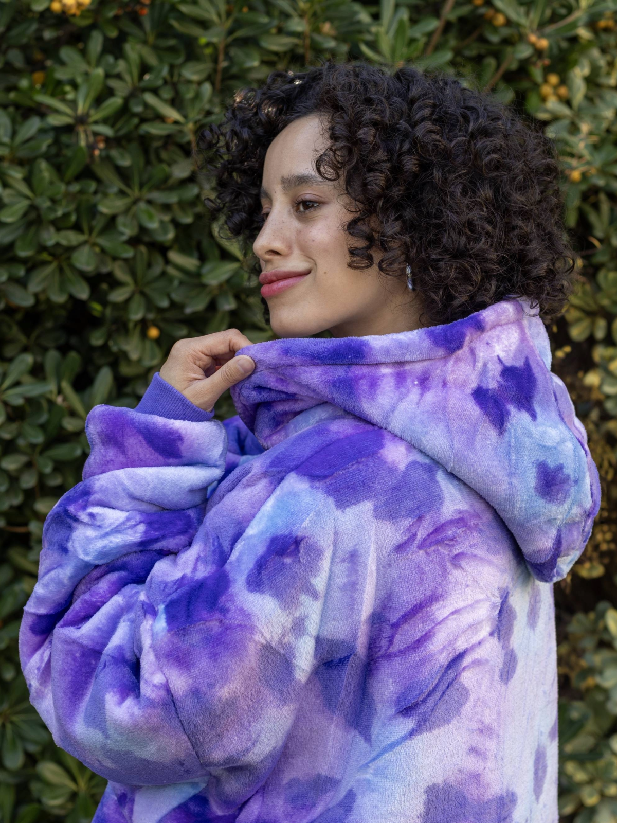 Polerón Lazy - Tie Dye Morado 💜