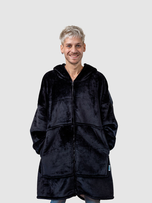 Polerón Lazy Cierre Largo - Negro🖤