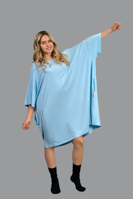 Camison Lazy Pijama - Celeste🩵