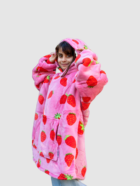 Polerón Lazy Jr - Frutilla🍓